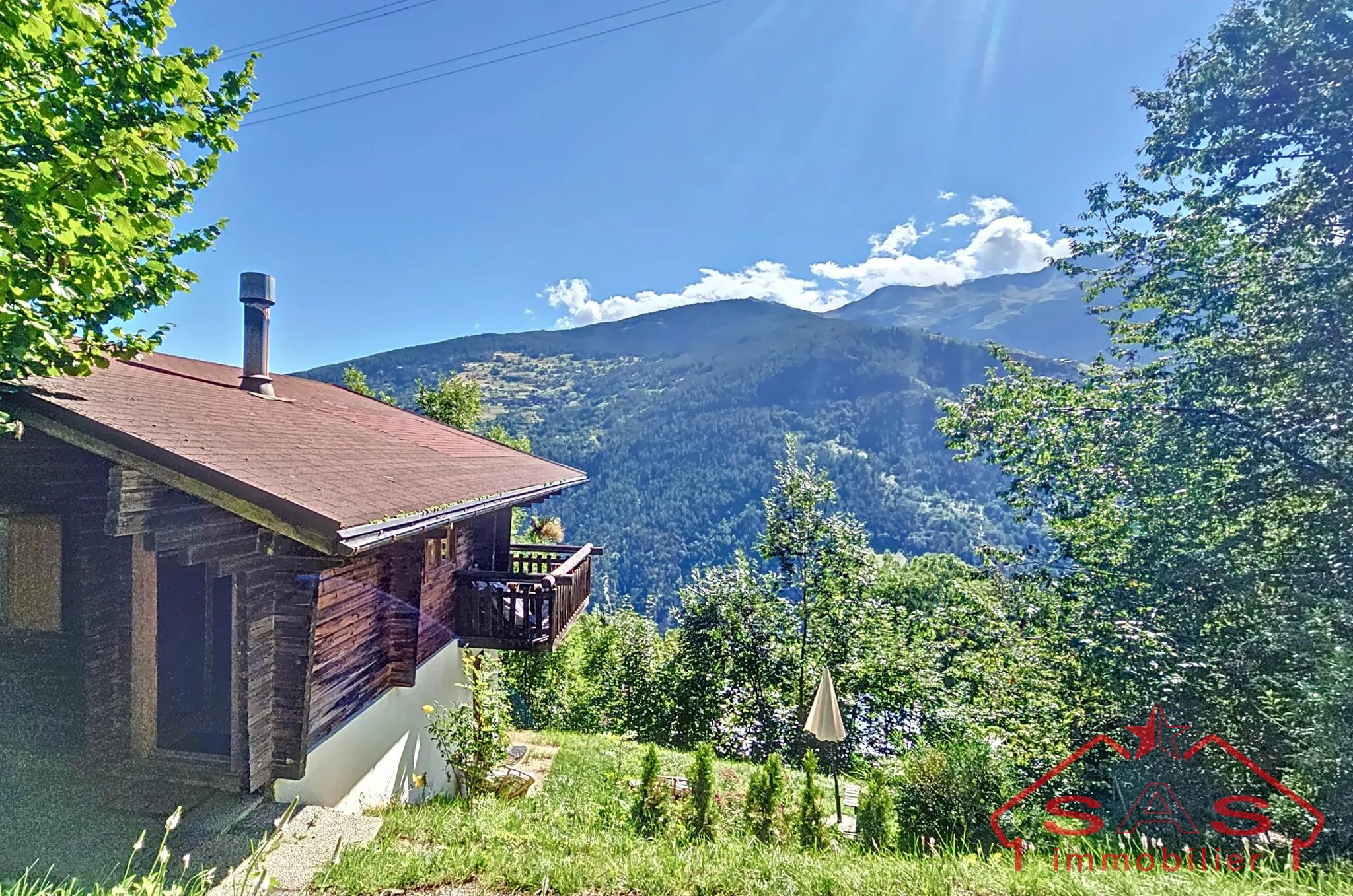 Chalet de charme à Vex, entre la capitale Valaisanne et les 4 Vallées (Résidence principale ou secondaire)